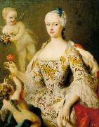 Jacopo Amigoni infanta of Spain, daughter of King Philip V of Spain and of his wife, Elizabeth Farnese, and Queen consort of Sardinia as wife of King en:Victor Amade oil painting artist
